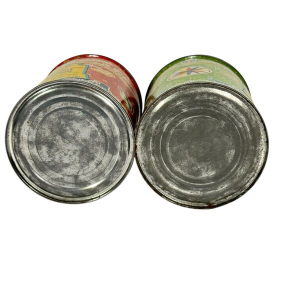 Vintage Pennsylvania Dutch Candies Yum Yum Peanut Crunch Tin Coin Banks Amish - Picture 8 of 14